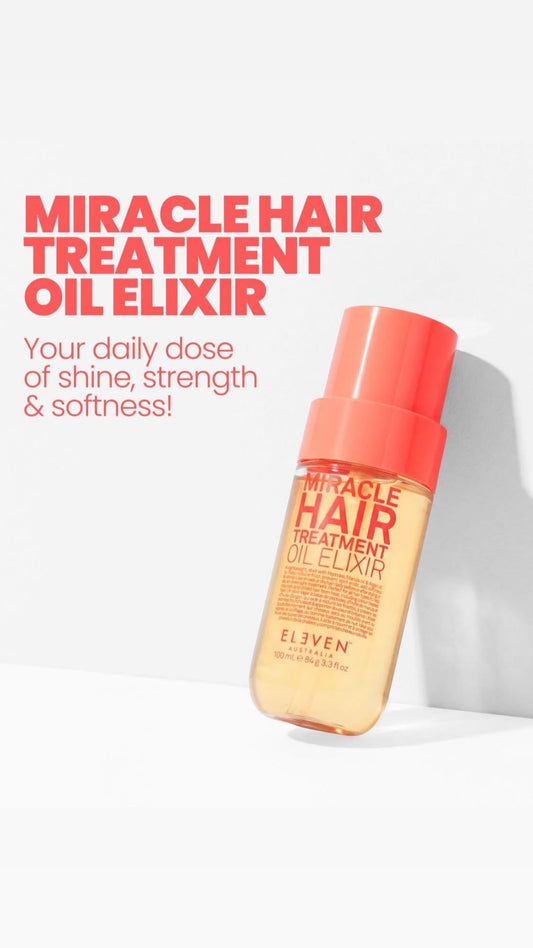 Fegurð og næring í einni flösku – Miracle Hair Treatment Oil Elixir frá ELEVEN Australia