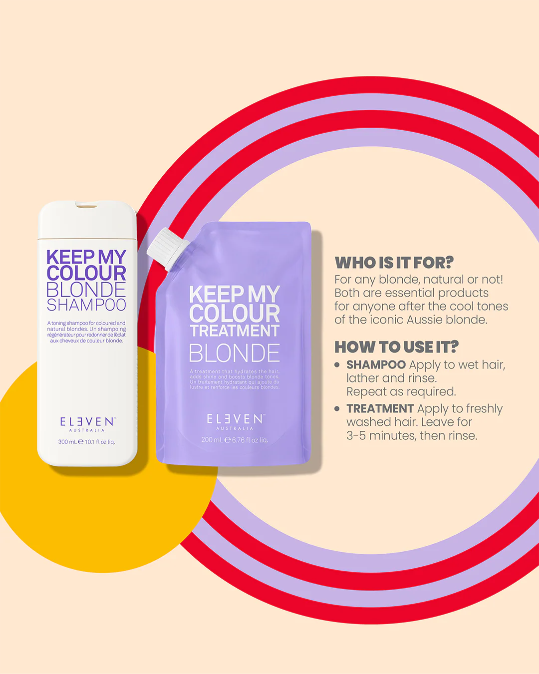 Keep Me Hair Blonde - Color Pop Up