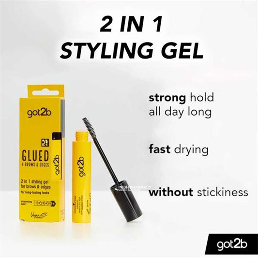 GOT2B - GLUED 4 BROWS & EDGES 2IN1 GEL