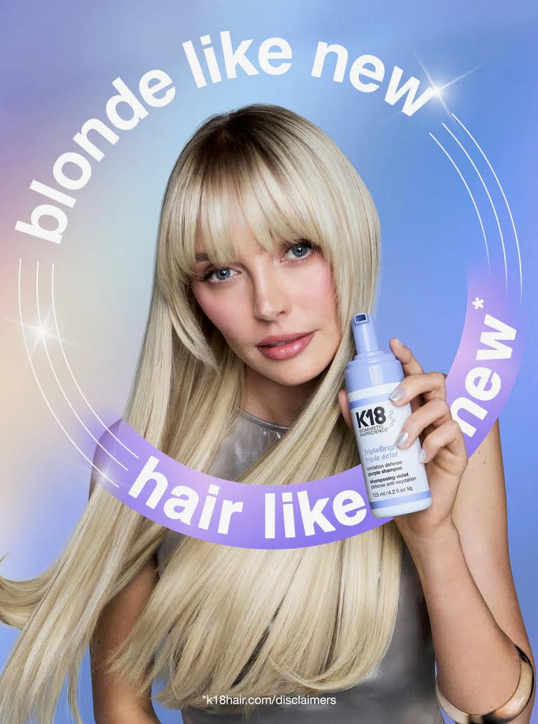 TripleBright oxidation defense purple shampoo